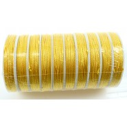 Zijdedraad (niet elastisch) ± 12 meter, 1,8mm dik Geel